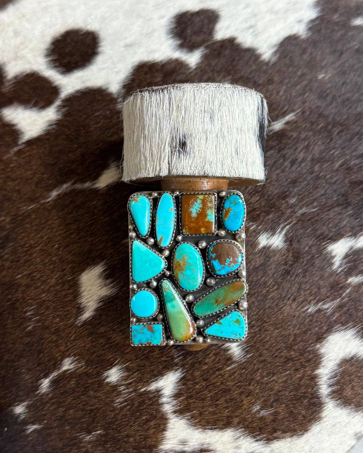 Pebbled Rectangular Ring *Native