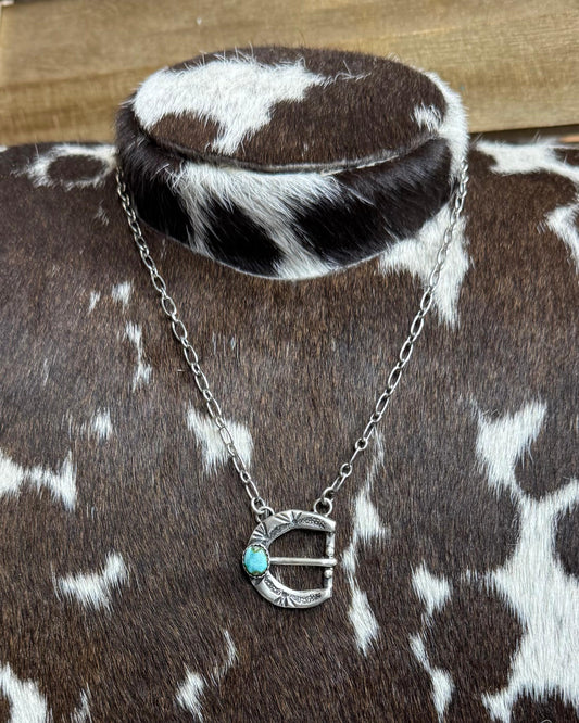 20" Sonoran Stone Buckle Necklace *Native