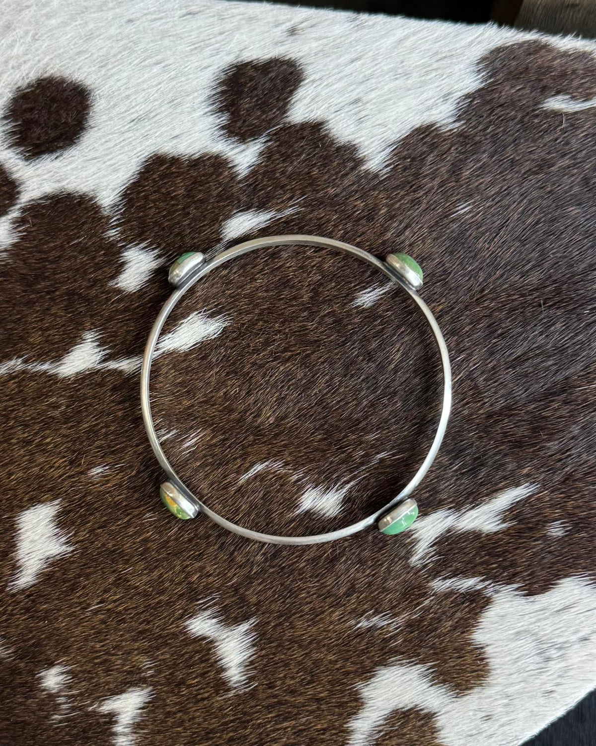 Green Kingman 4 Stone Bangle