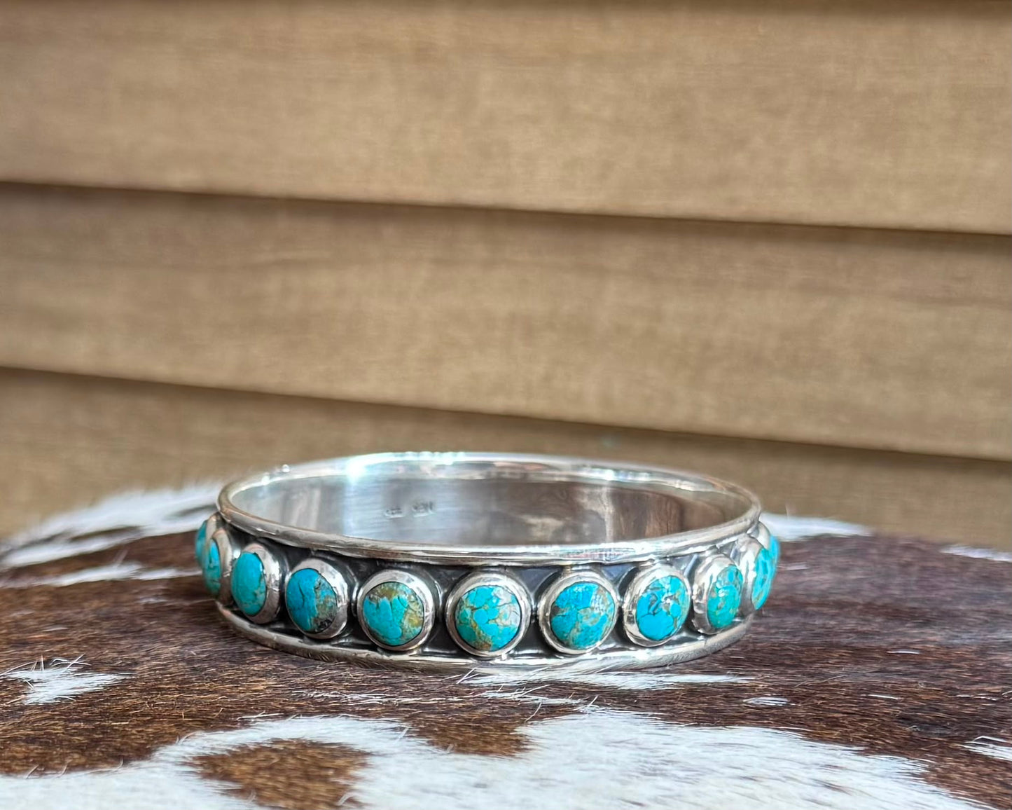 Kingman Turquoise Ball Bangle *NonNative