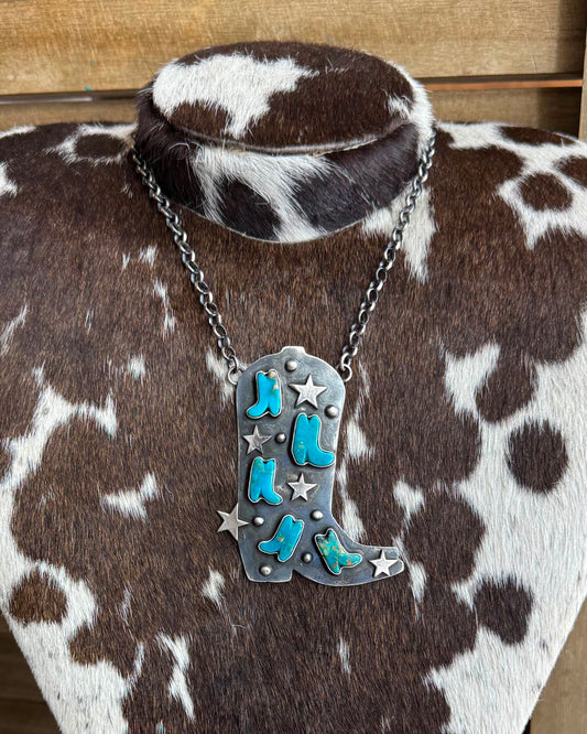 Statement Boot Necklace *Native