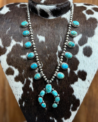 22" Everyday Sonoran Statement Naja Necklace  *Native