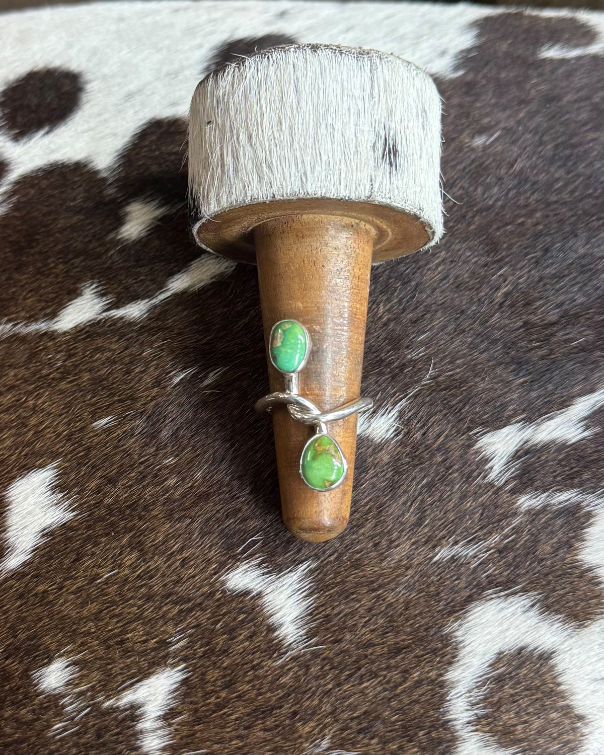 Twisted 2 Stone Sonoran Ring *Native