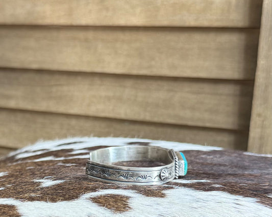 Blue Kingman Bar Cuff *Native