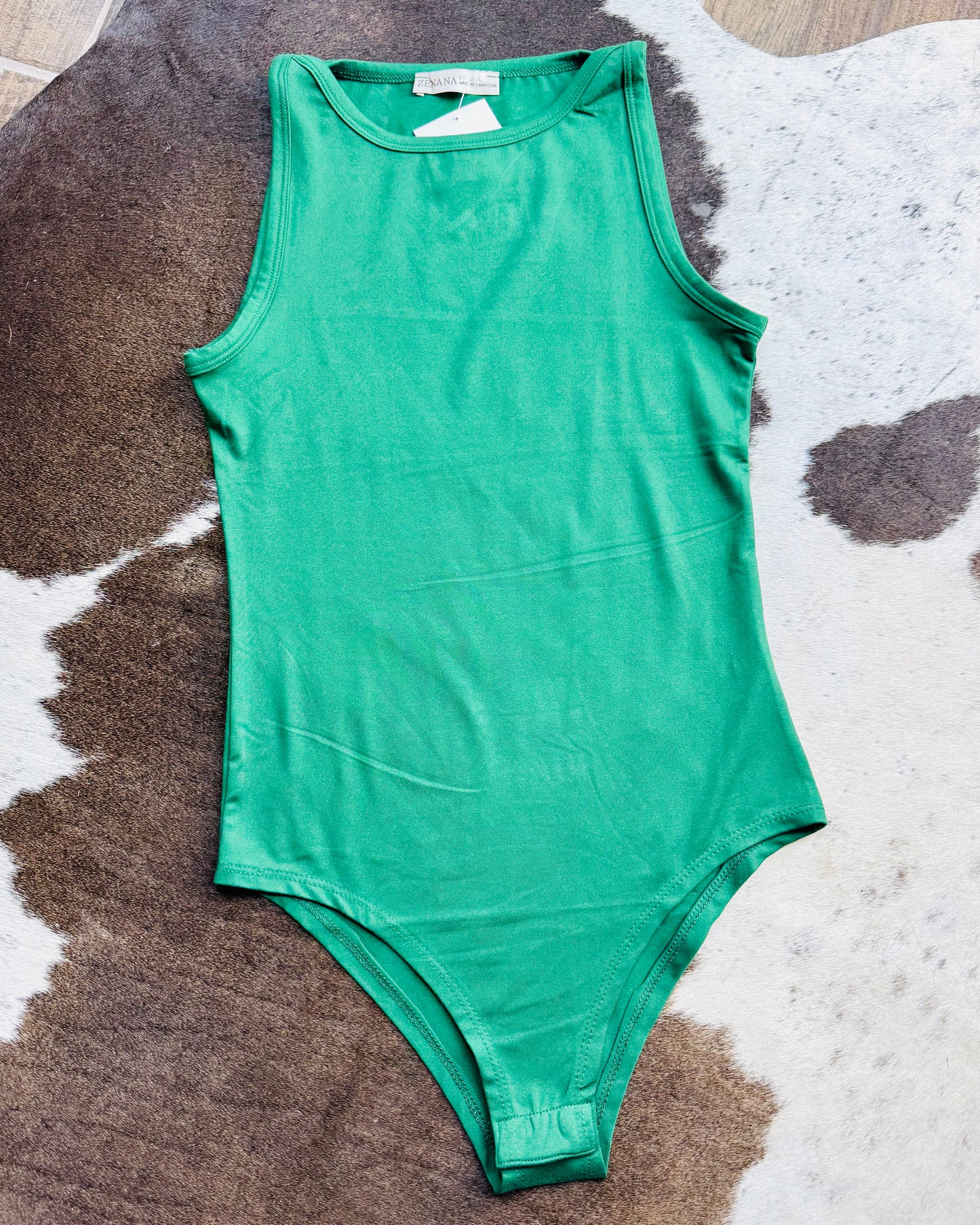 Elevated Basic Bodysuit *Hunter Green