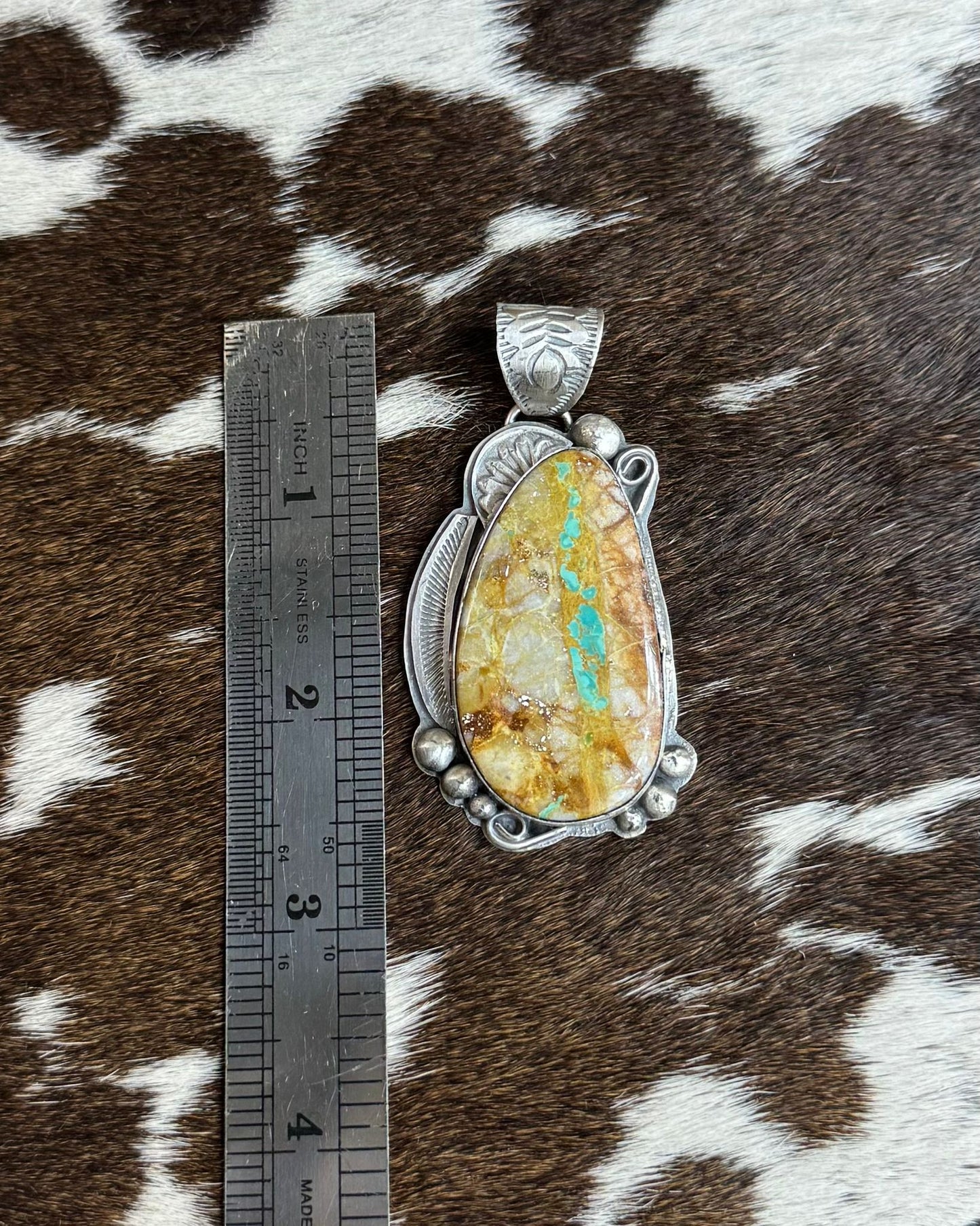 Teardrop Royston Pendant *Native