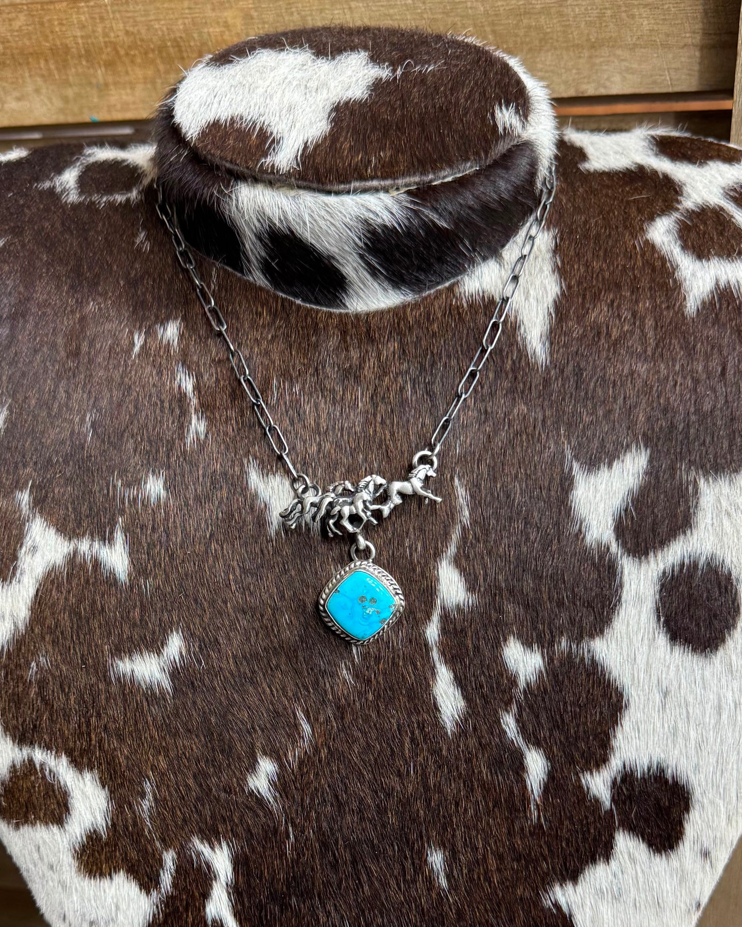 Multi Horse Stone Necklace *Native