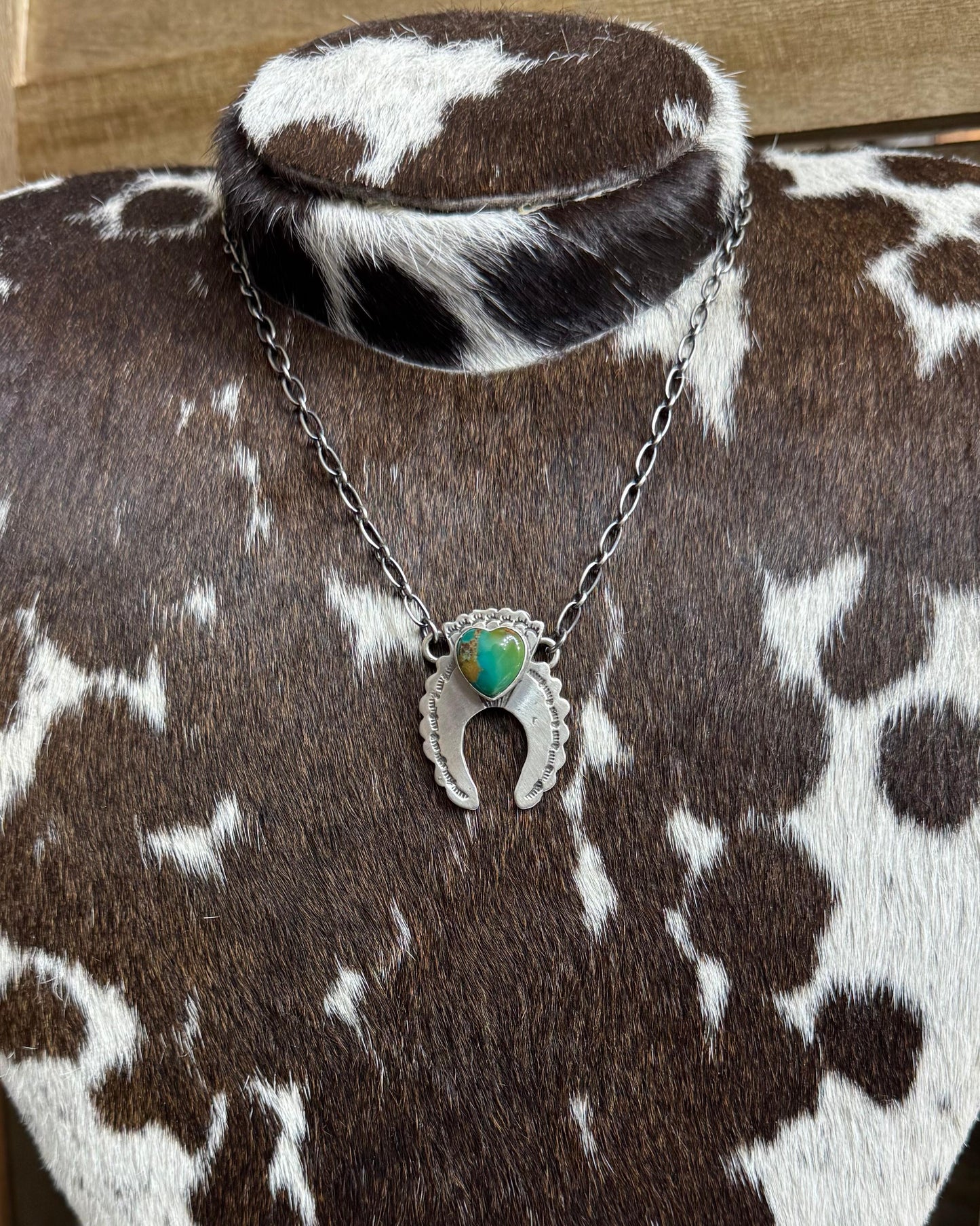 19" Heart Naja Necklace *Native