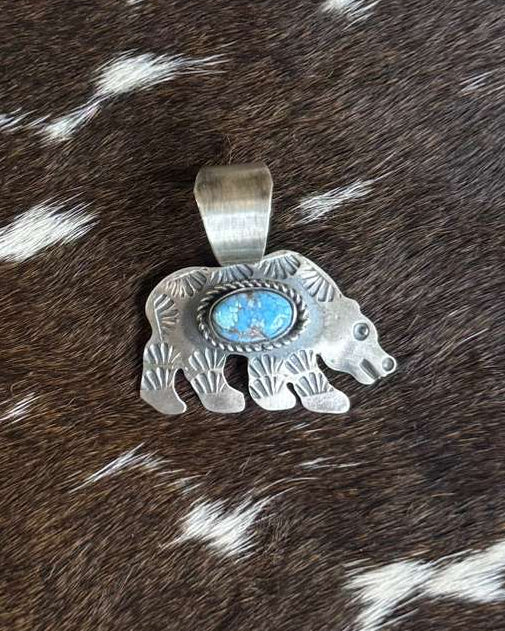 Golden Hills Bear Pendant *Native