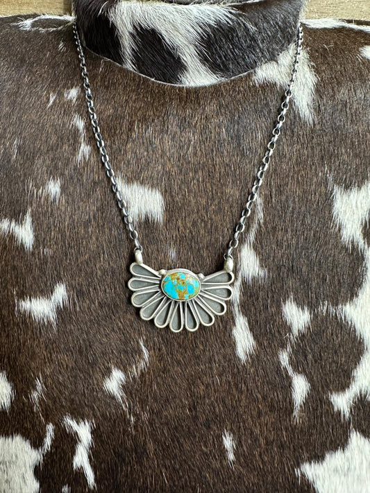 Geraldine James Sterling Cluster Necklace