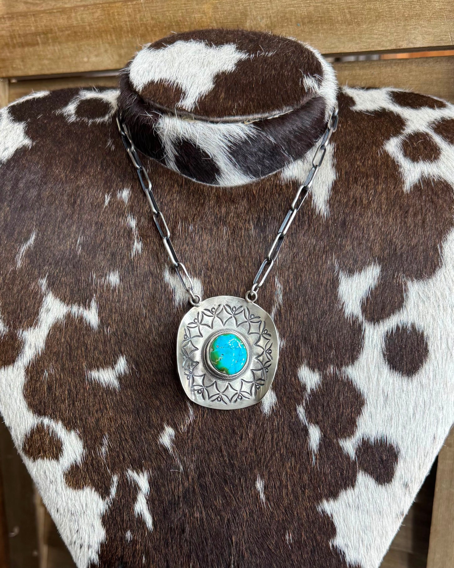 Sonoran & Silver Hat Necklace *Native