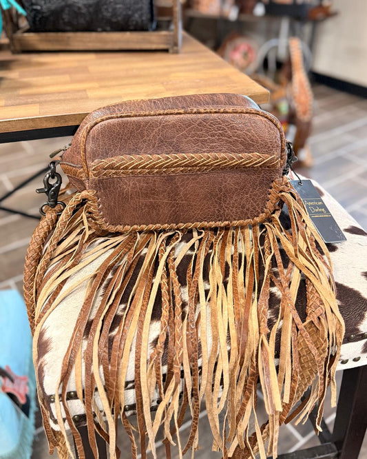 Braided Fringe Crossbody