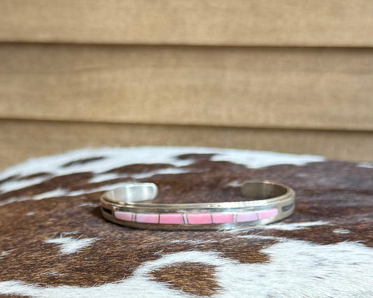 Pink Inlay Cuff *Native