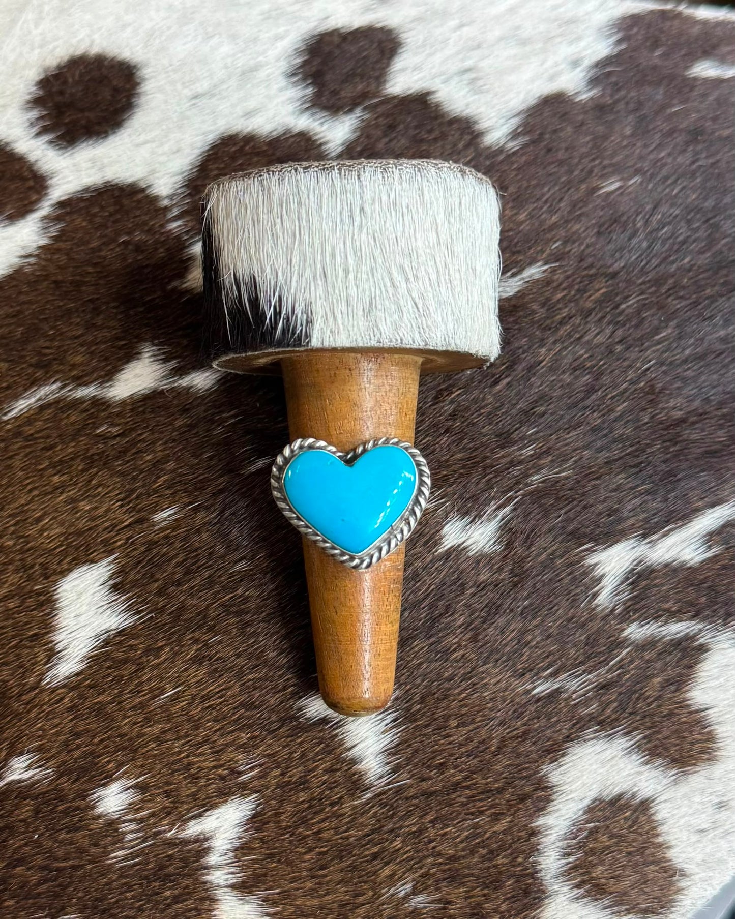 Blue Turquoise Heart Ring *Native