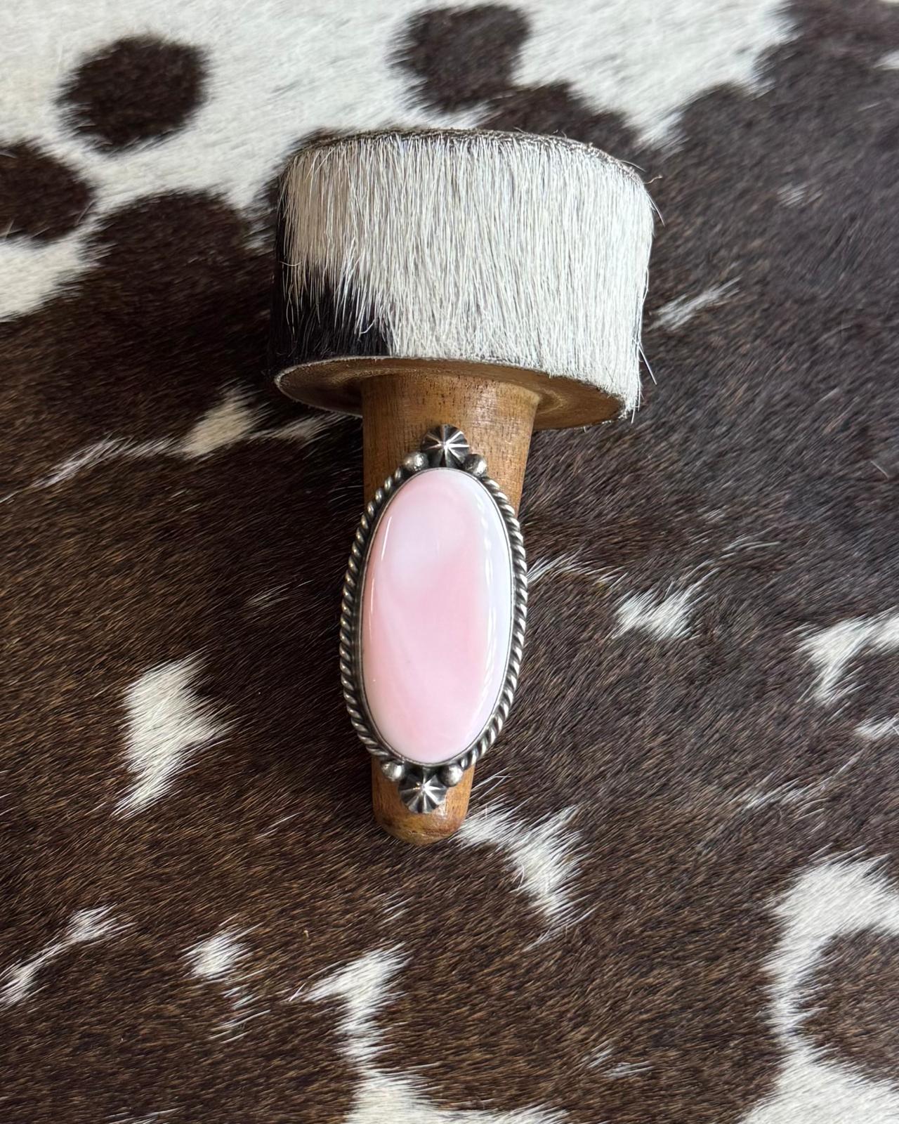 Oval Pink Conch Ring *Native