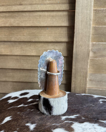 Larry Etsitty Bar Ring Adj *Native