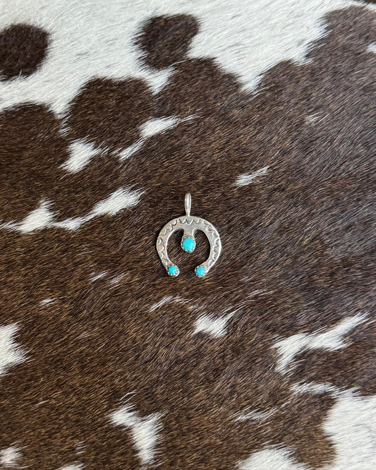 Mini Turquoise Naja Pendant *Native