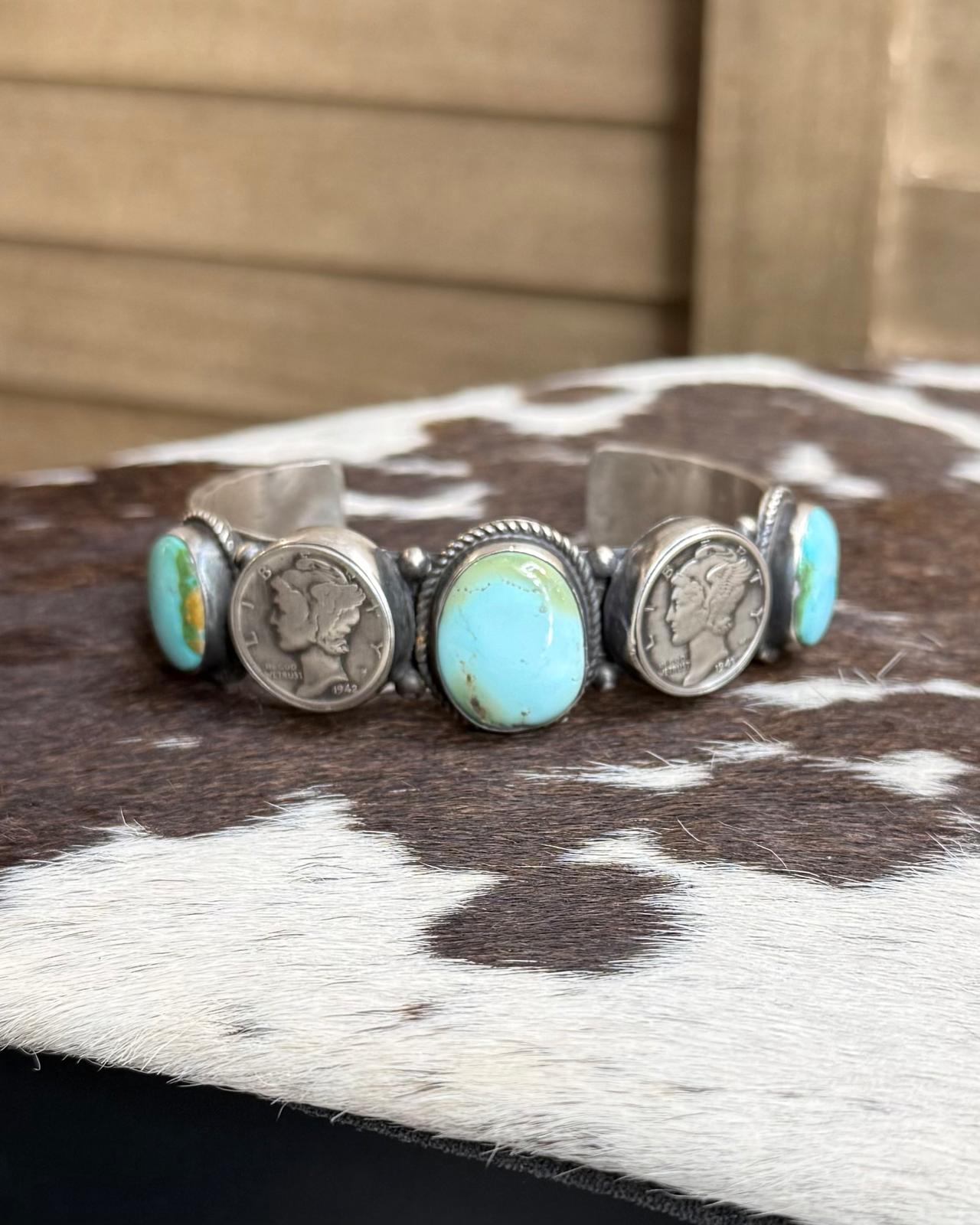 Tillie John Sonoran Coin Cuff *Native