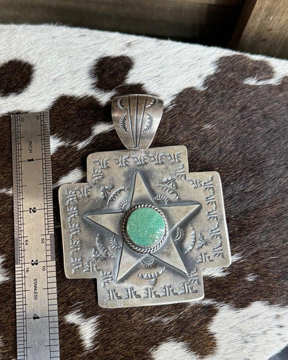 Large Cross- Star Pendant *Native
