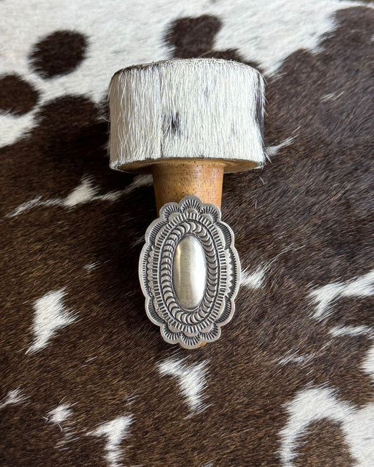 Sterling Oval Pattern Ring *Native