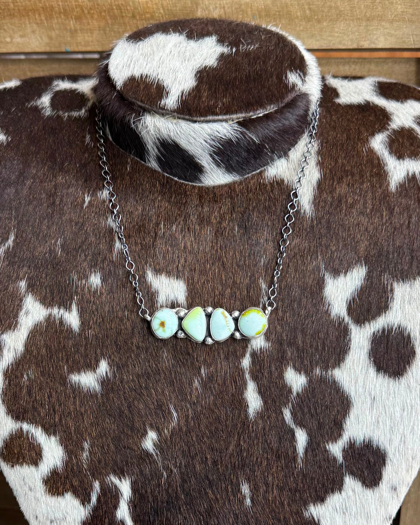 Palomino 4 Stone Bar Necklace *Native