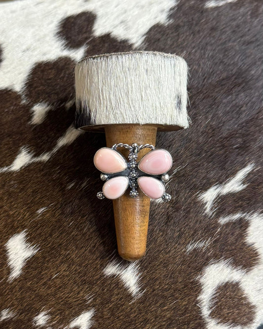 Pink Conch Butterfly Ring *Native