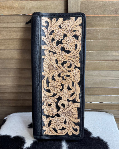 Tooled Travel Jewelry Case