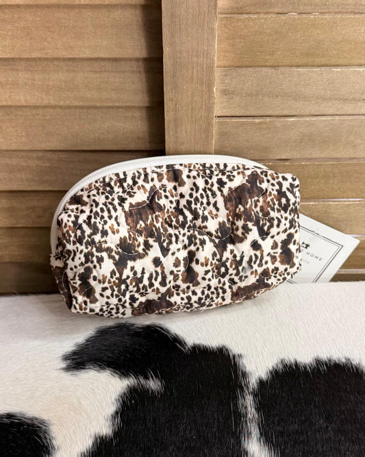 Bella Hide Brown Quilted Small Tools Bag