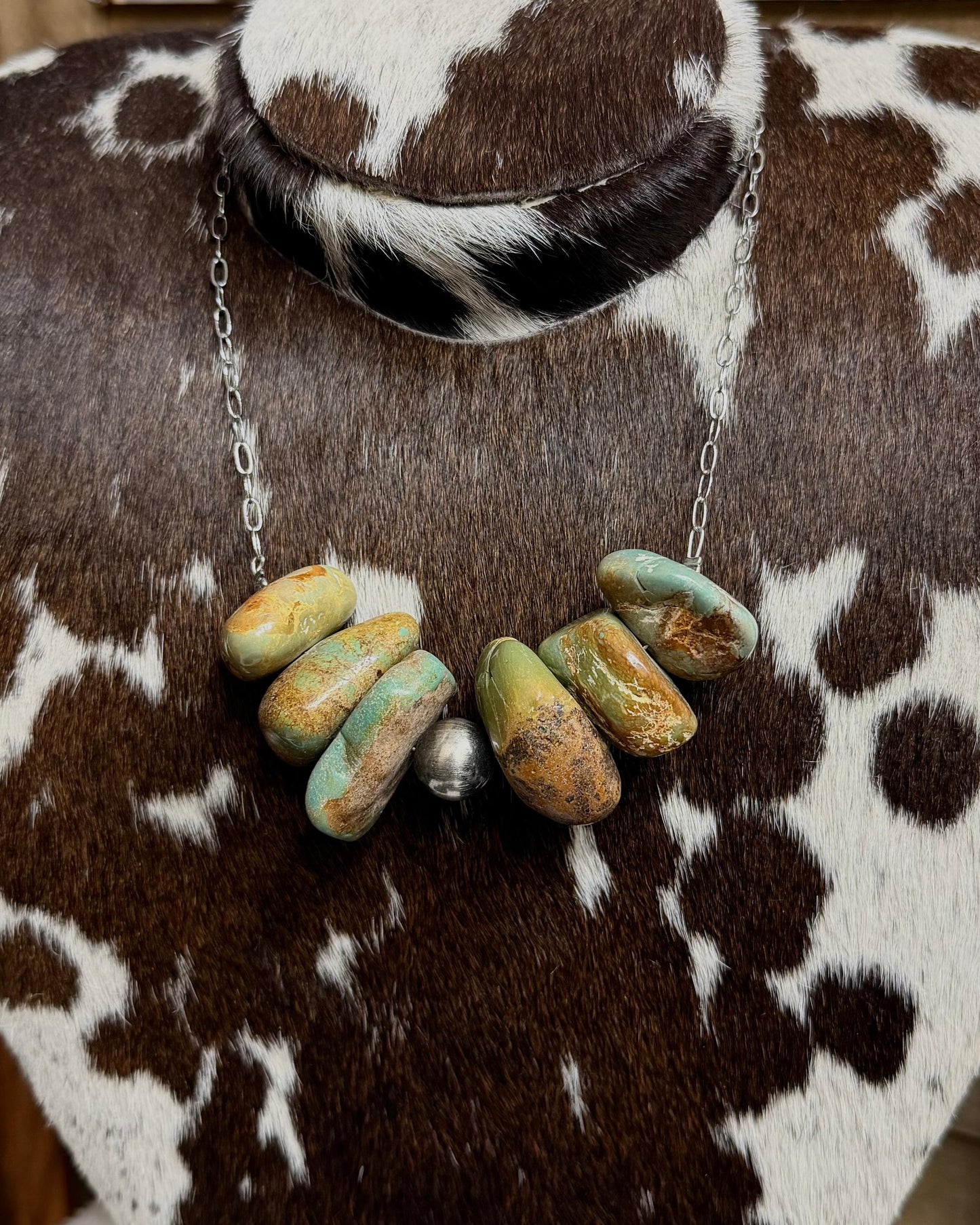 Chunky Stacker Necklace *Stone Varies