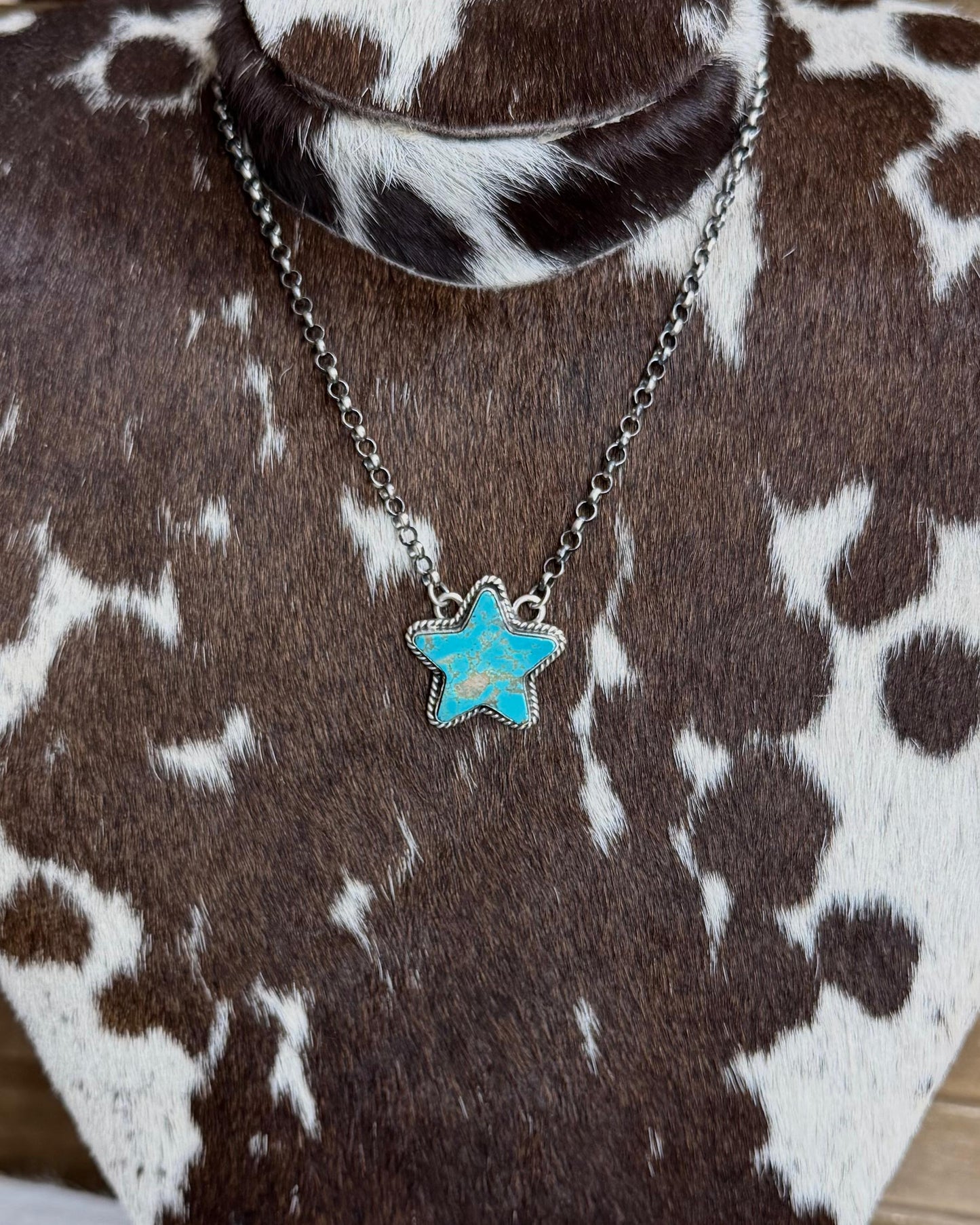 18” Kingman Star Necklace *Native