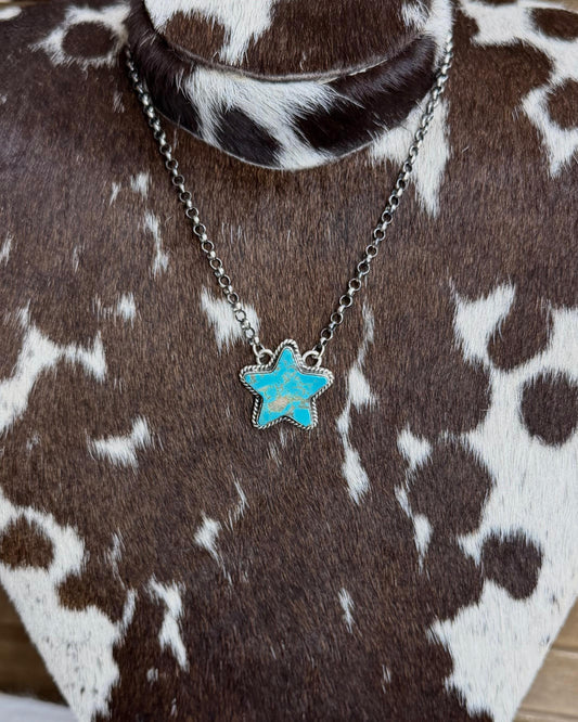 18” Kingman Star Necklace *Native