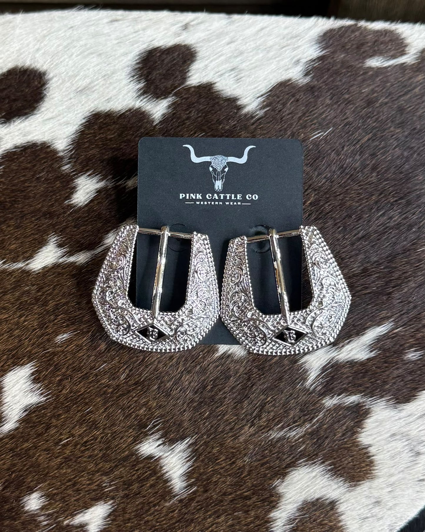 Hillbetty Buckle Earrings *Large