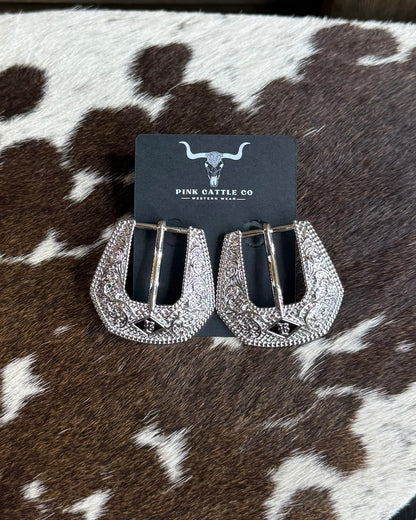 Hillbetty Buckle Earrings *Large