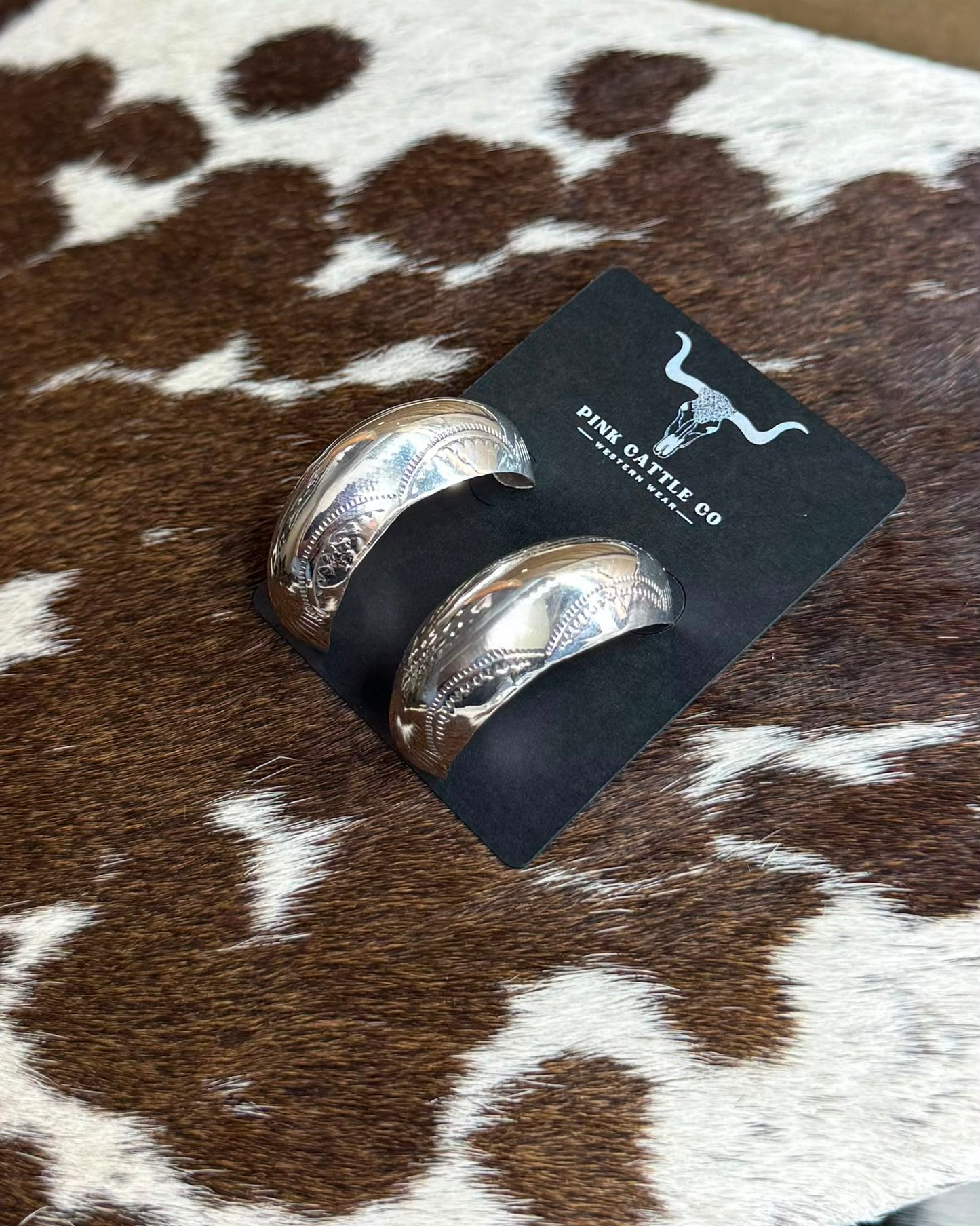 Sterling Silver Half Hoop NonNative