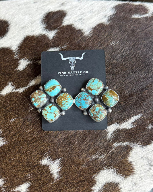 #8 4 Stone Earrings *Native