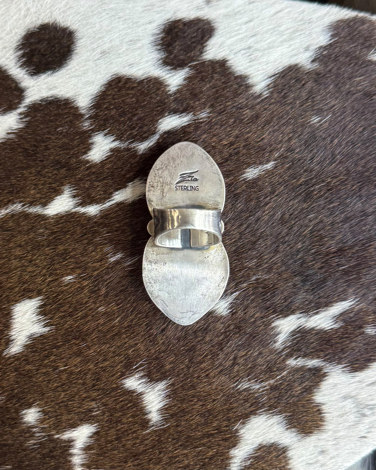 Sz 10 2 Stone Teardrop Ring