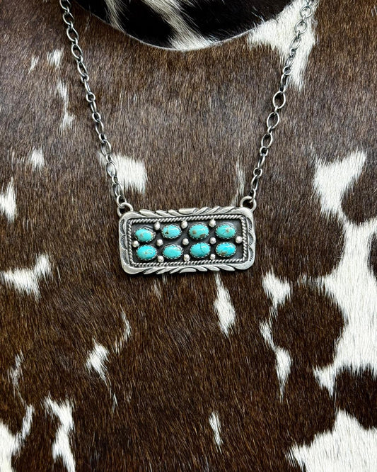 20" Kingman Pebbled Bar Necklace *Native