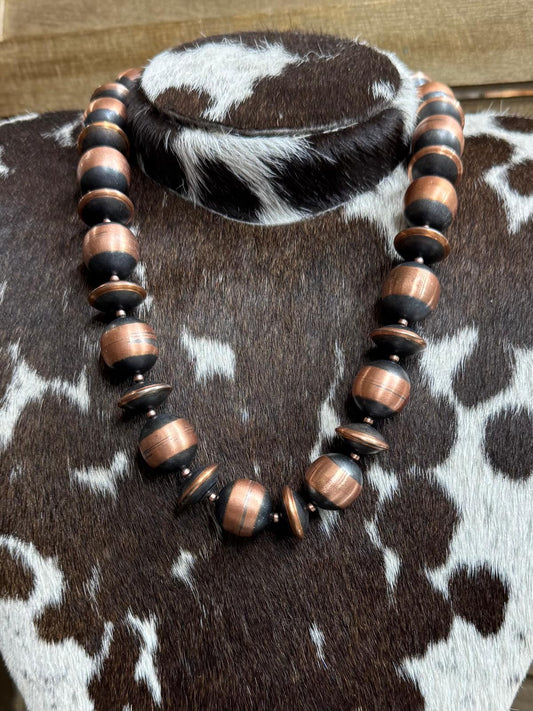 19" Chunky Copper Necklace