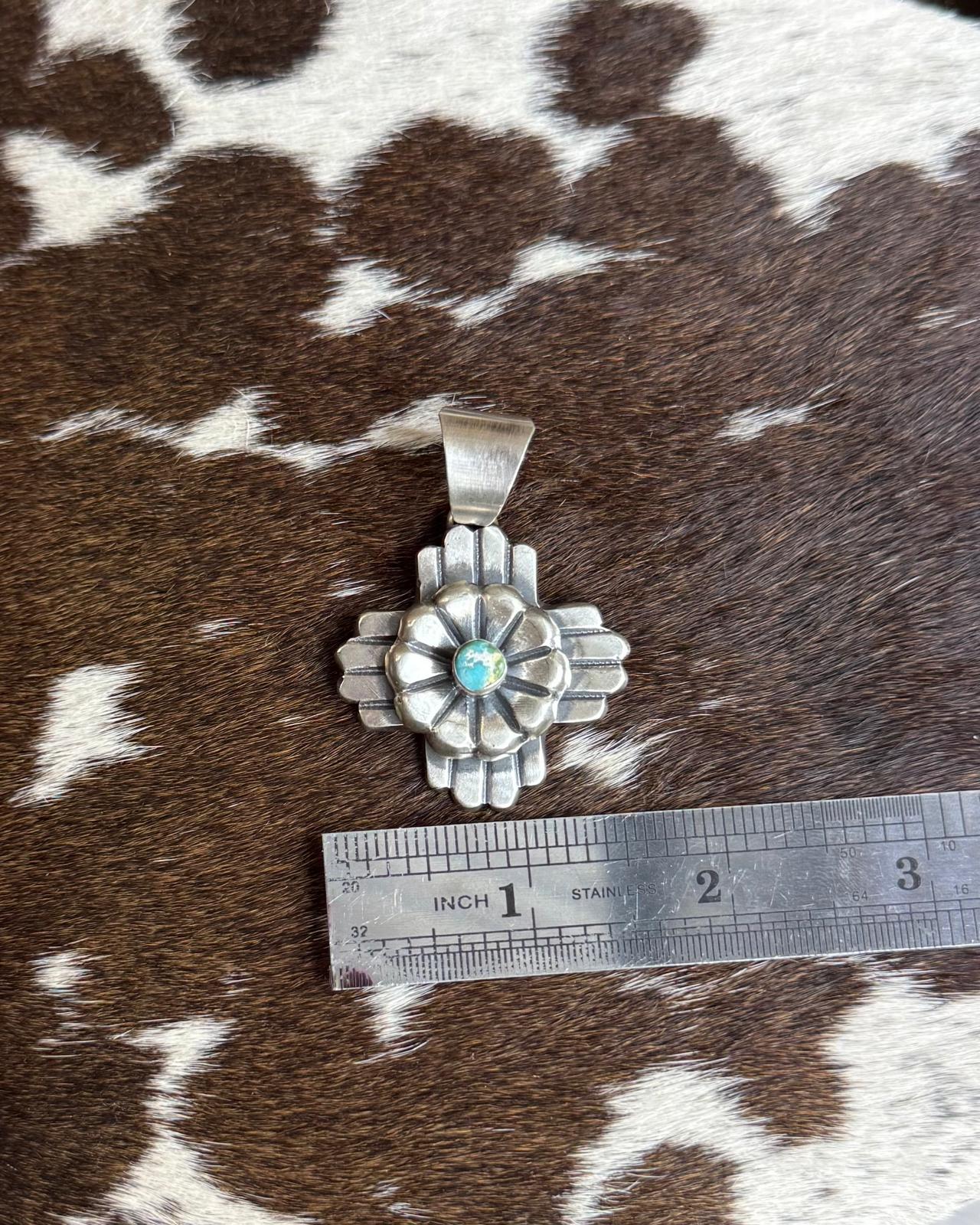 Chimney Butte Sonoran Cross Flower Pendant *Native