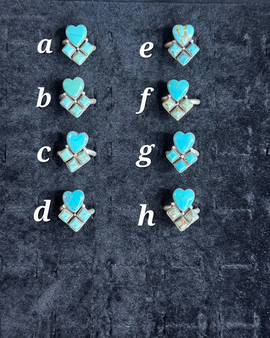Heart Geometric Cluster Ring* Native