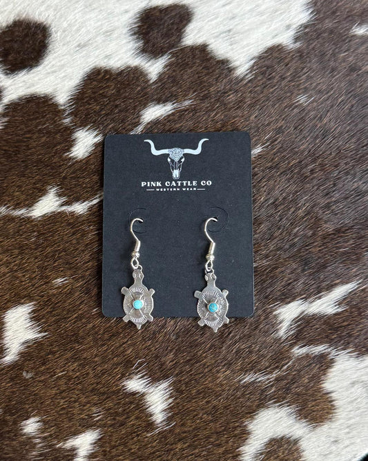 Mini Turtle Dangle Earrings *Native