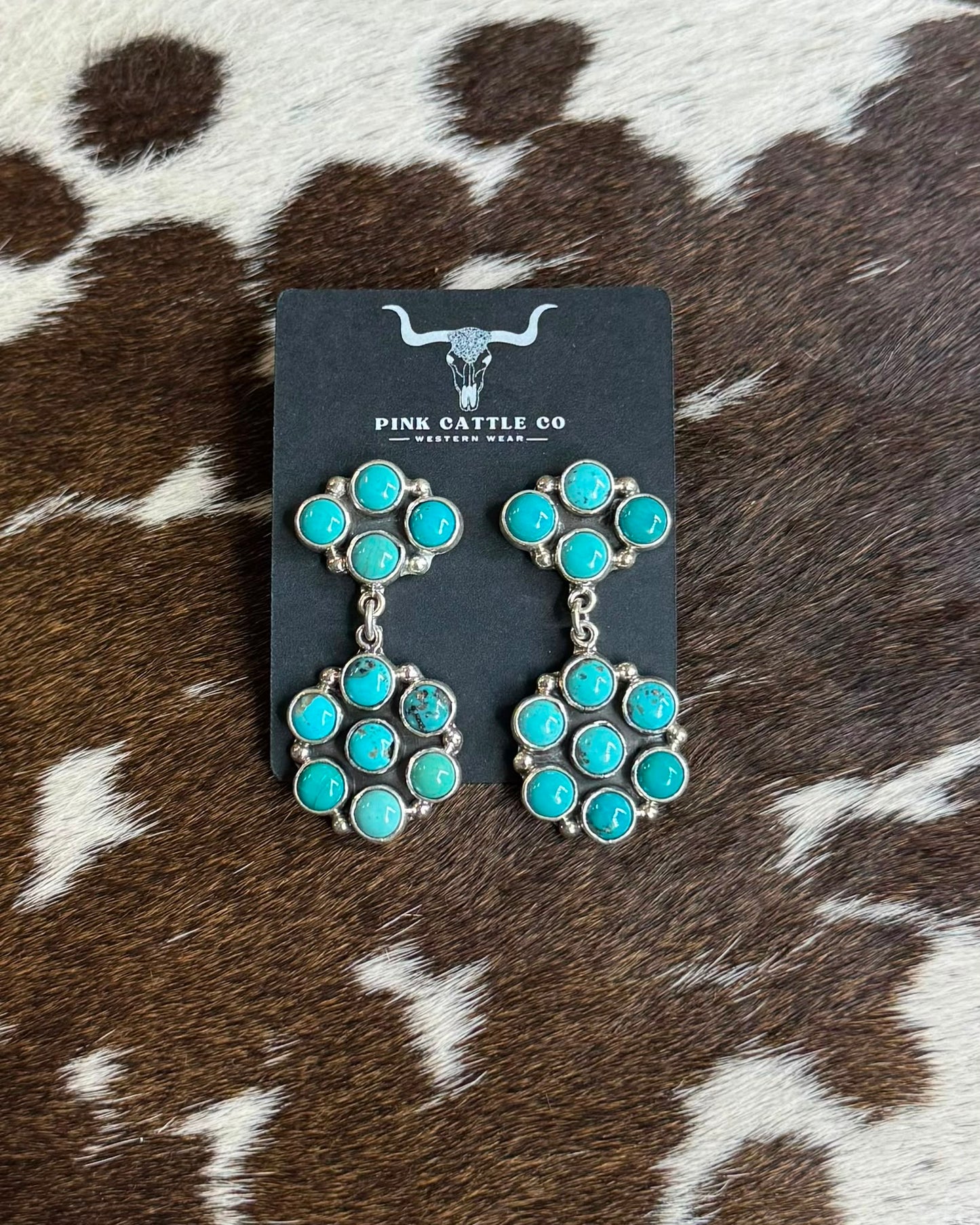 Federico Jimenez Cluster Dangle Earrings