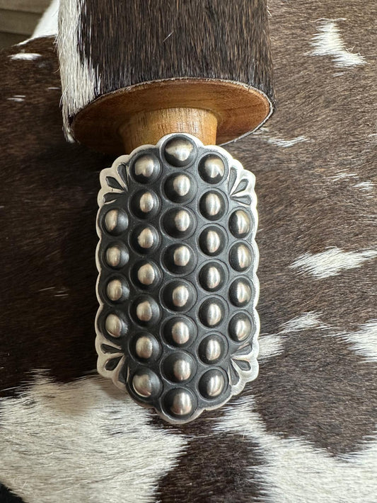 Beaded Scallop Shield Ring *Native