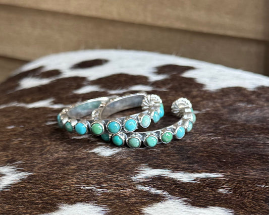 Federico Jimenez Med Hoop Earrings