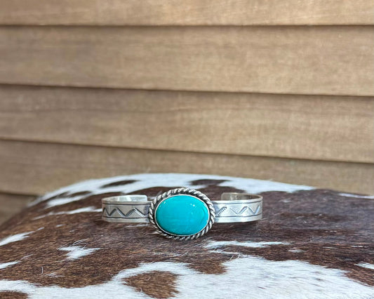 Turquoise Round Cuff *Native