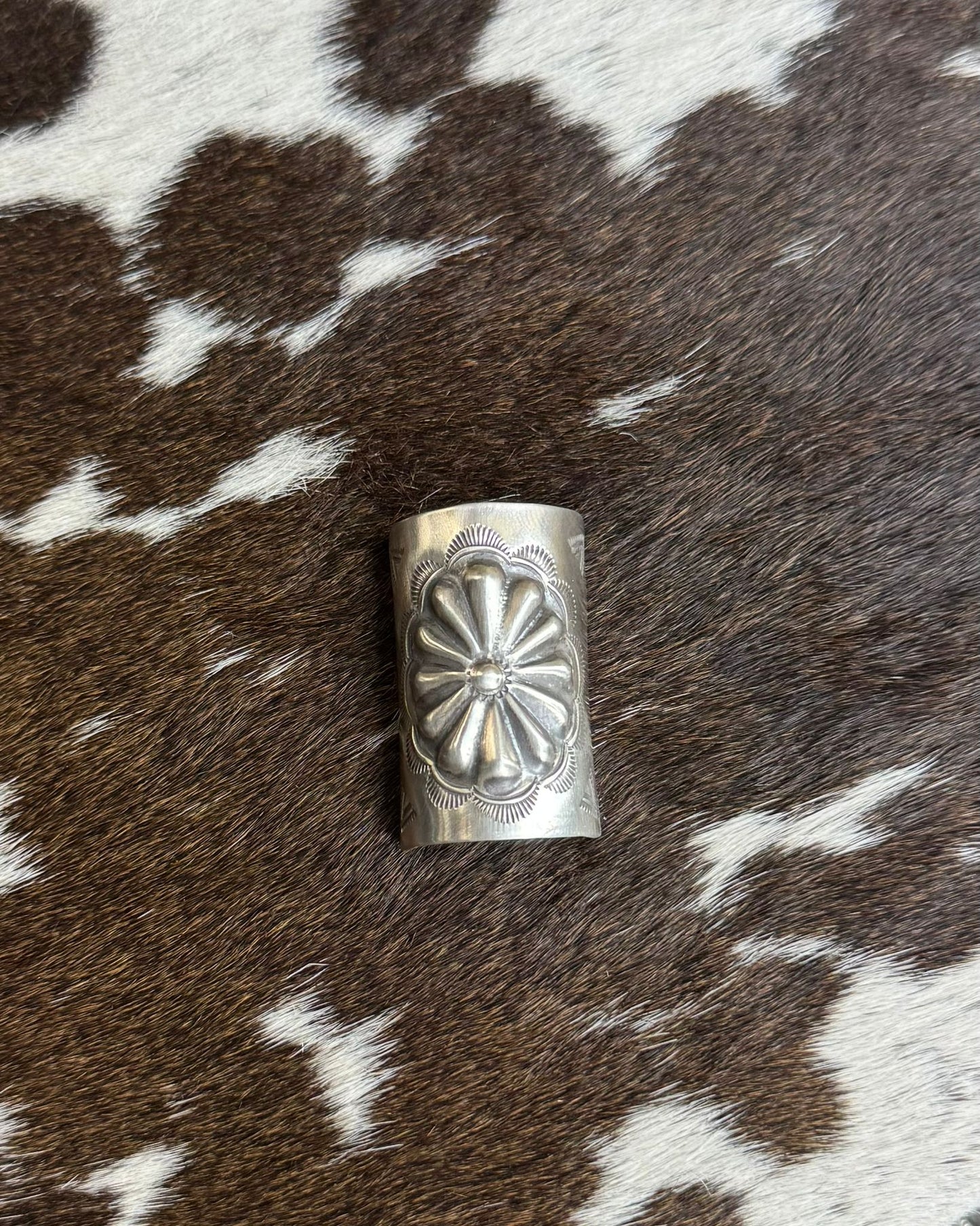 Silver Concho Braid Keeper*Native