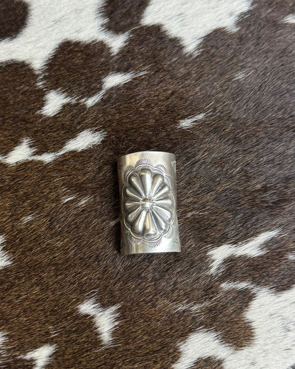 Silver Concho Braid Keeper*Native
