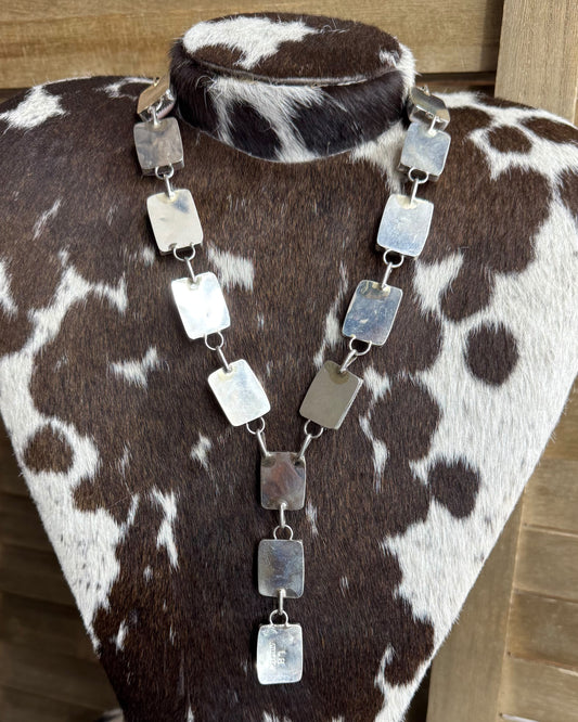 Pink Conch Square Lariat Necklace *Native