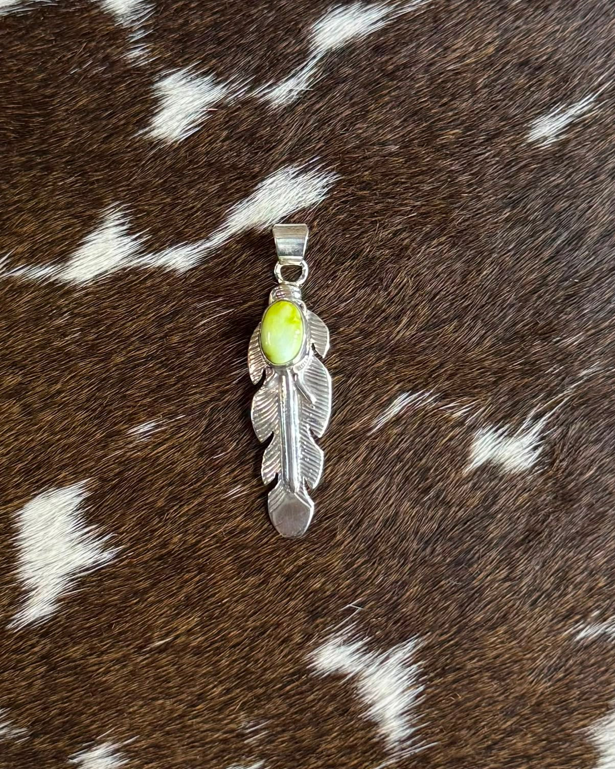 Palomino Feather Pendant *Native