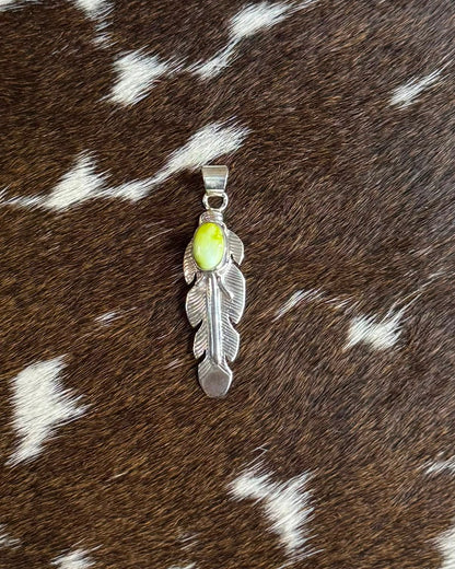 Palomino Feather Pendant *Native